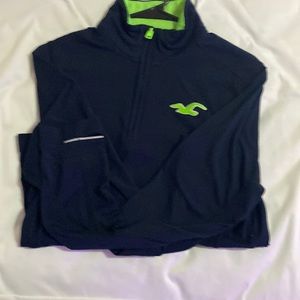 Hollister half zip athletic sport gear